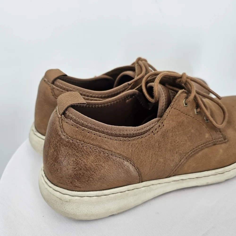 Born Soft Marcus Brown Leather Sneakers Loafers - Men’s‎ Size 10